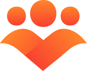 FirstGen logo, three figures above a heart